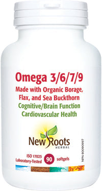 New Roots Omega 3/6/7/9  90 Softgels