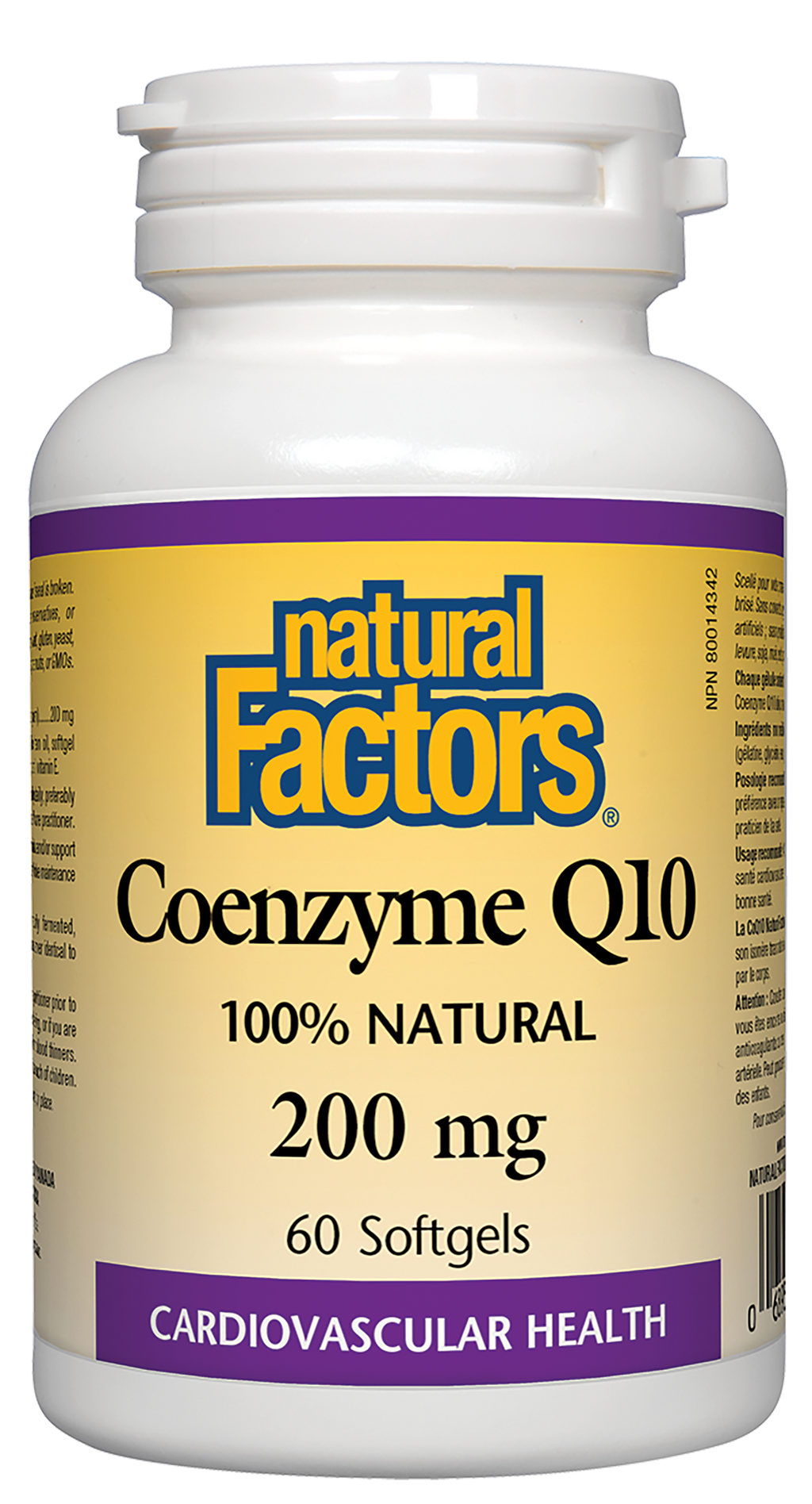 Natural Factors Coenzyme Q10 200mg 60 Softgels