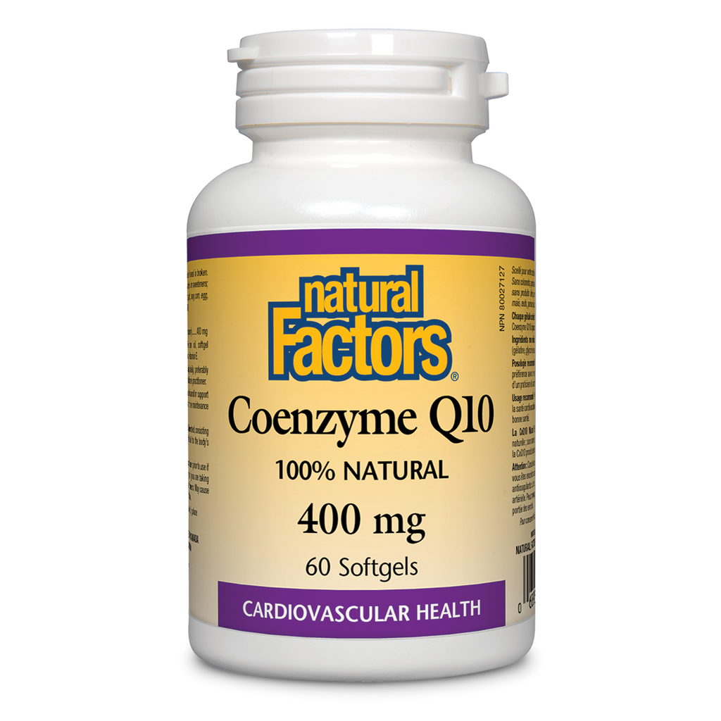 Natural Factors Coenzyme Q10 400mg 60 Softgels