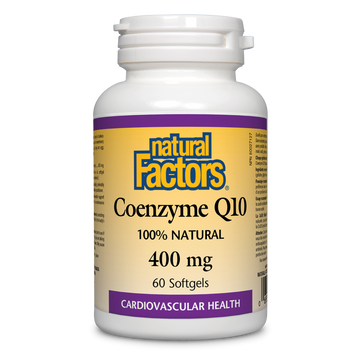 Natural Factors Coenzyme Q10 400mg 60 Softgels