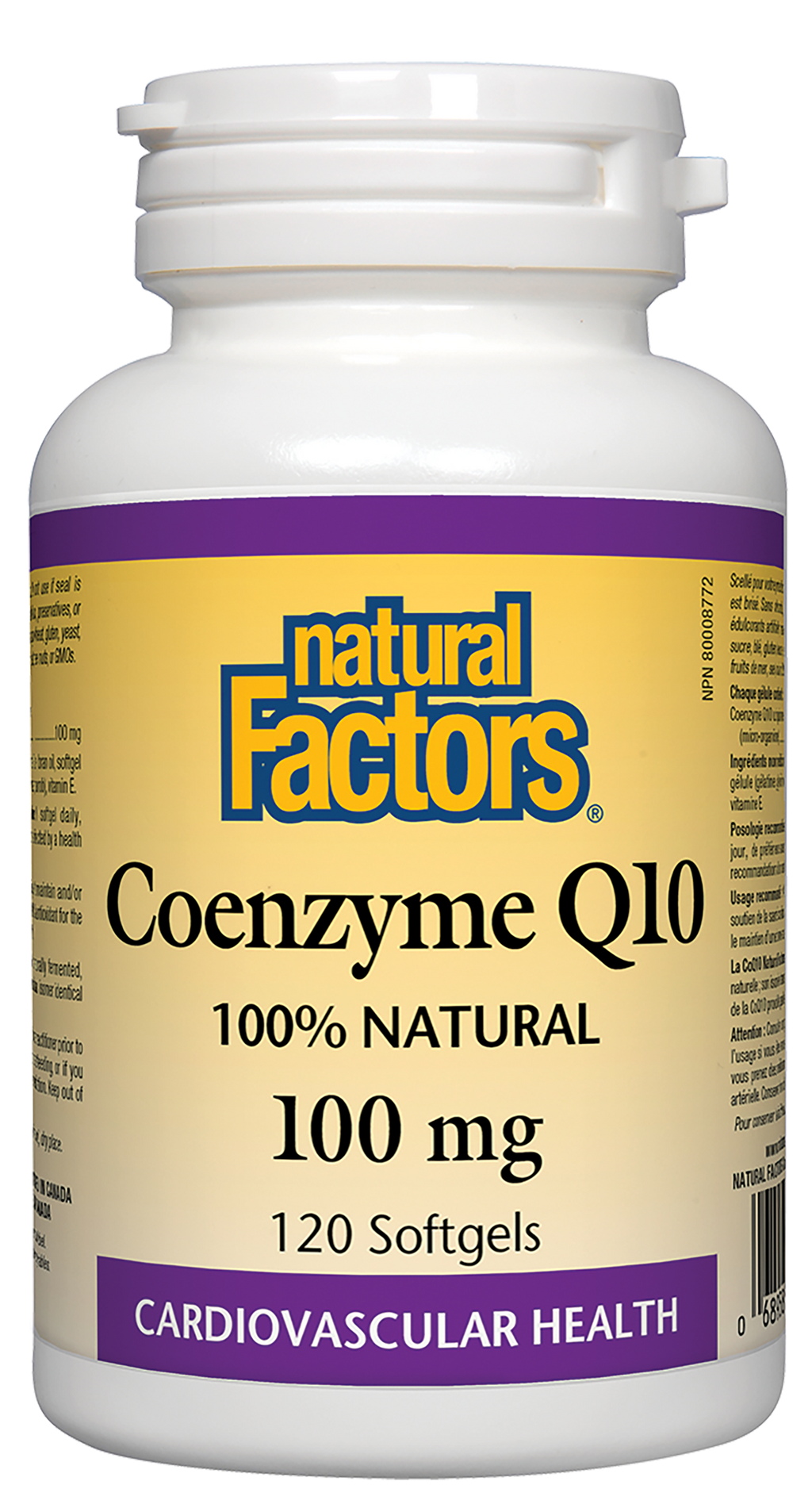 Natural Factors Coenzyme Q10 100mg 120 Softgels