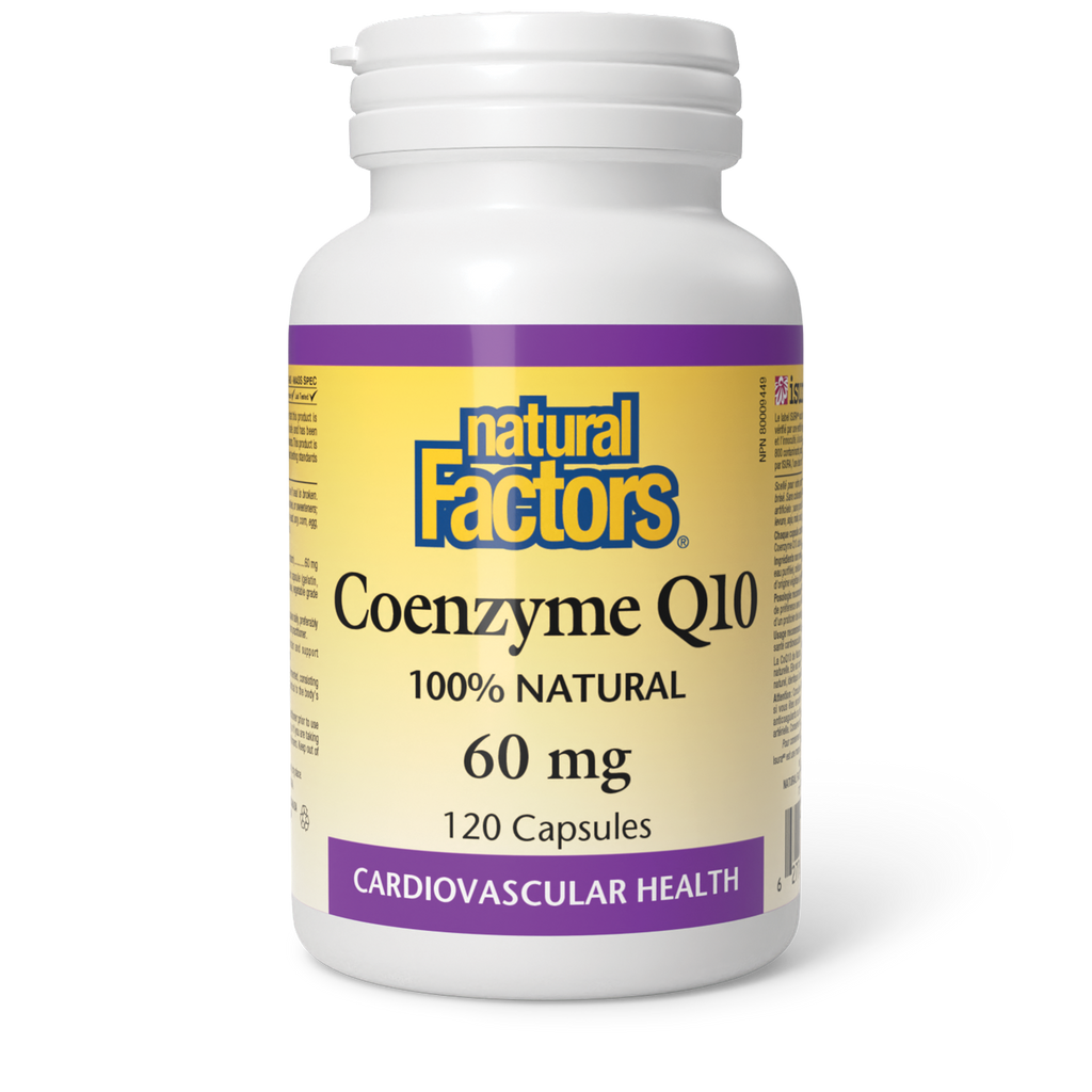 Natural Factors Coenzyme Q10 60mg 120 Capsules