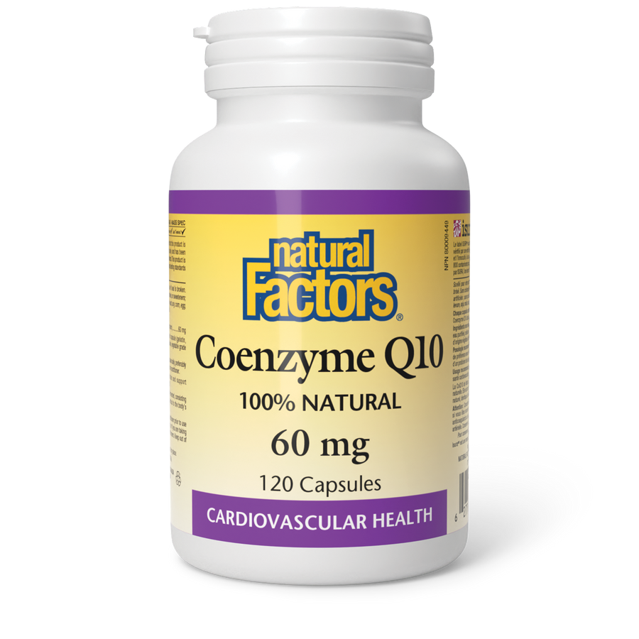 Natural Factors Coenzyme Q10 60mg 120 Capsules