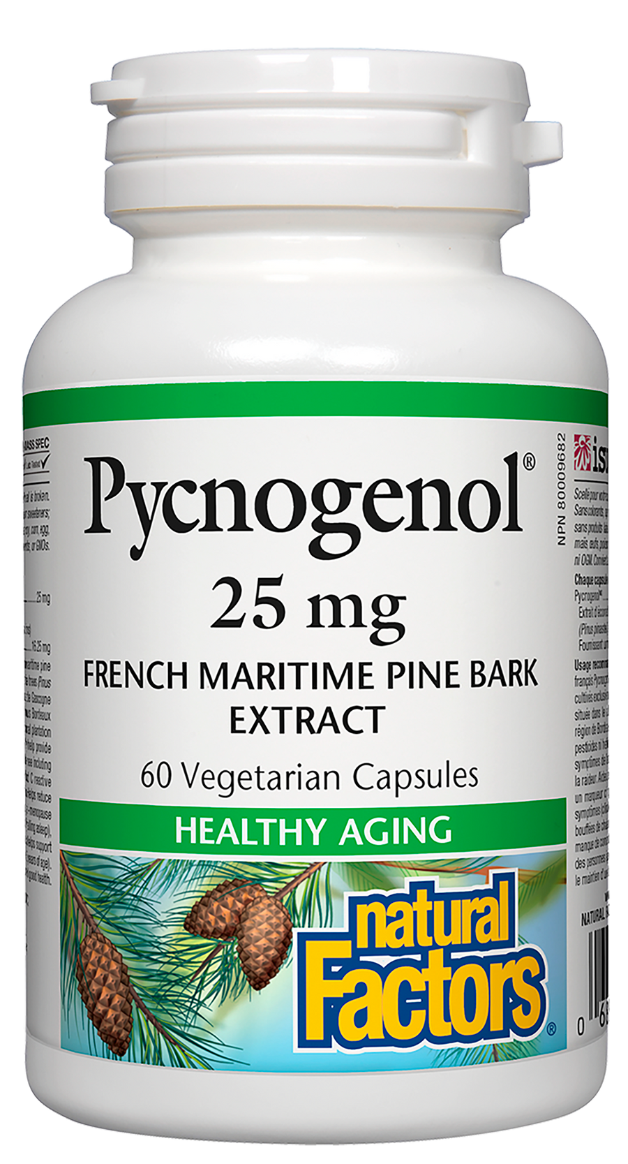 Natural Factors Pycnogenol 25 mg 60 Veg. Capsules