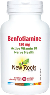 New Roots Benfotiamine 150 mg 120 Veg. Capsules