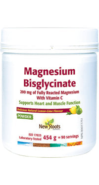 New Roots Magnesium Bisglycinate 454g Powder