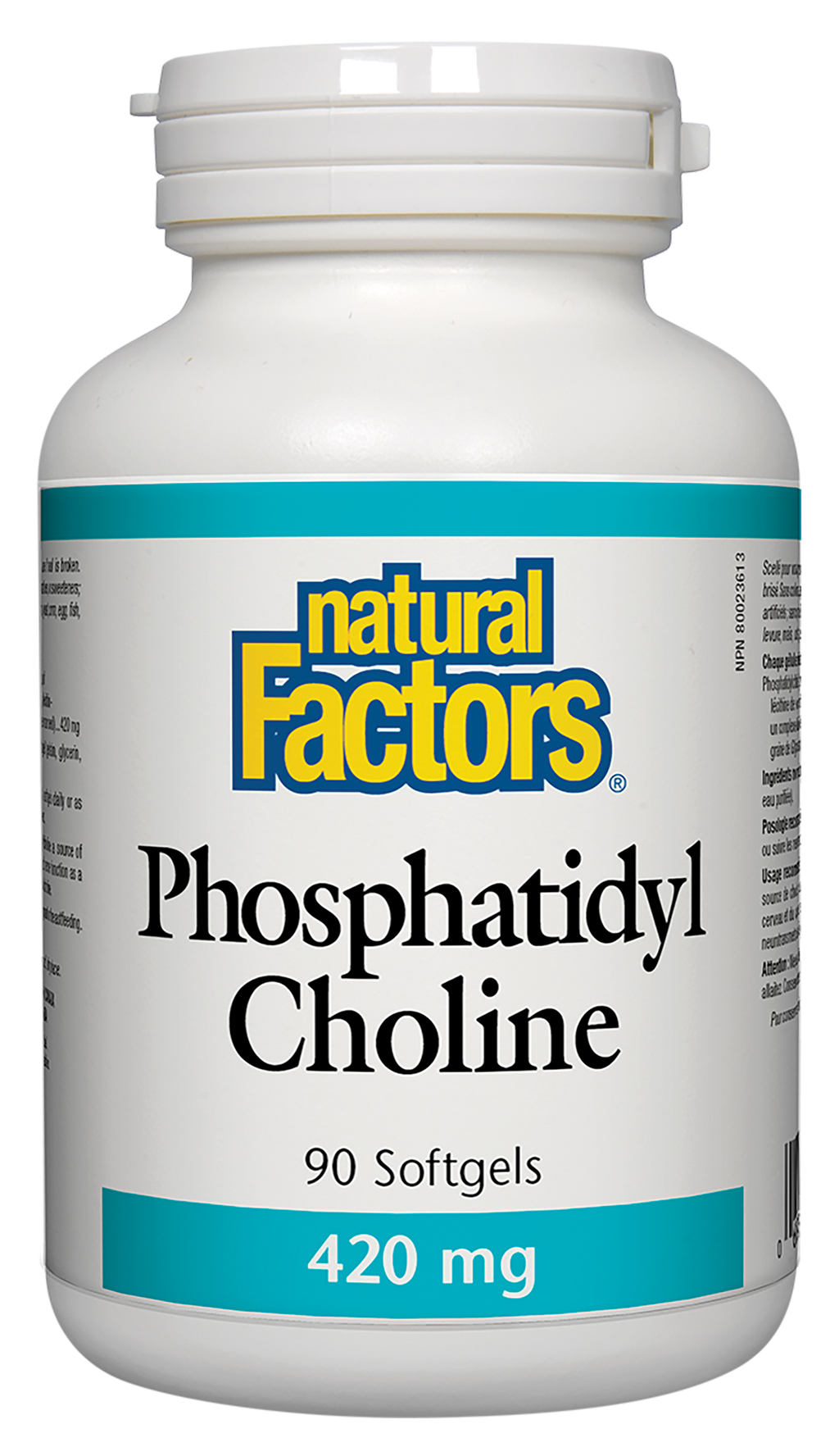 Natural Factors Phosphatidyl Choline 420 mg 90 Softgels