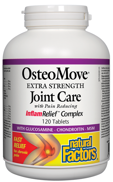 Natural Factors OsteoMove Joint Care Extra Strength 120 Tablets