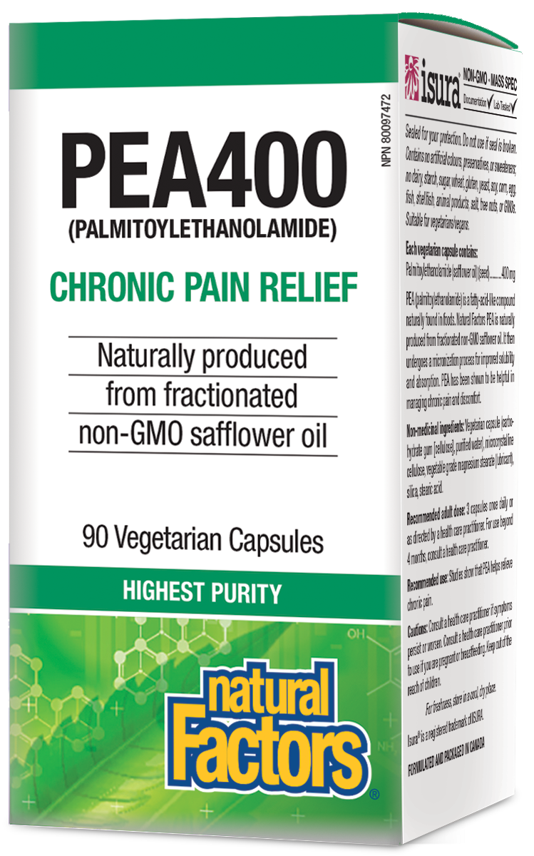 Natural Factors PEA400 | 90 Veg. Capsules