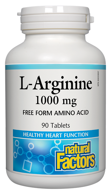Natural Factors L-Arginine 1000 mg 90 Tablets