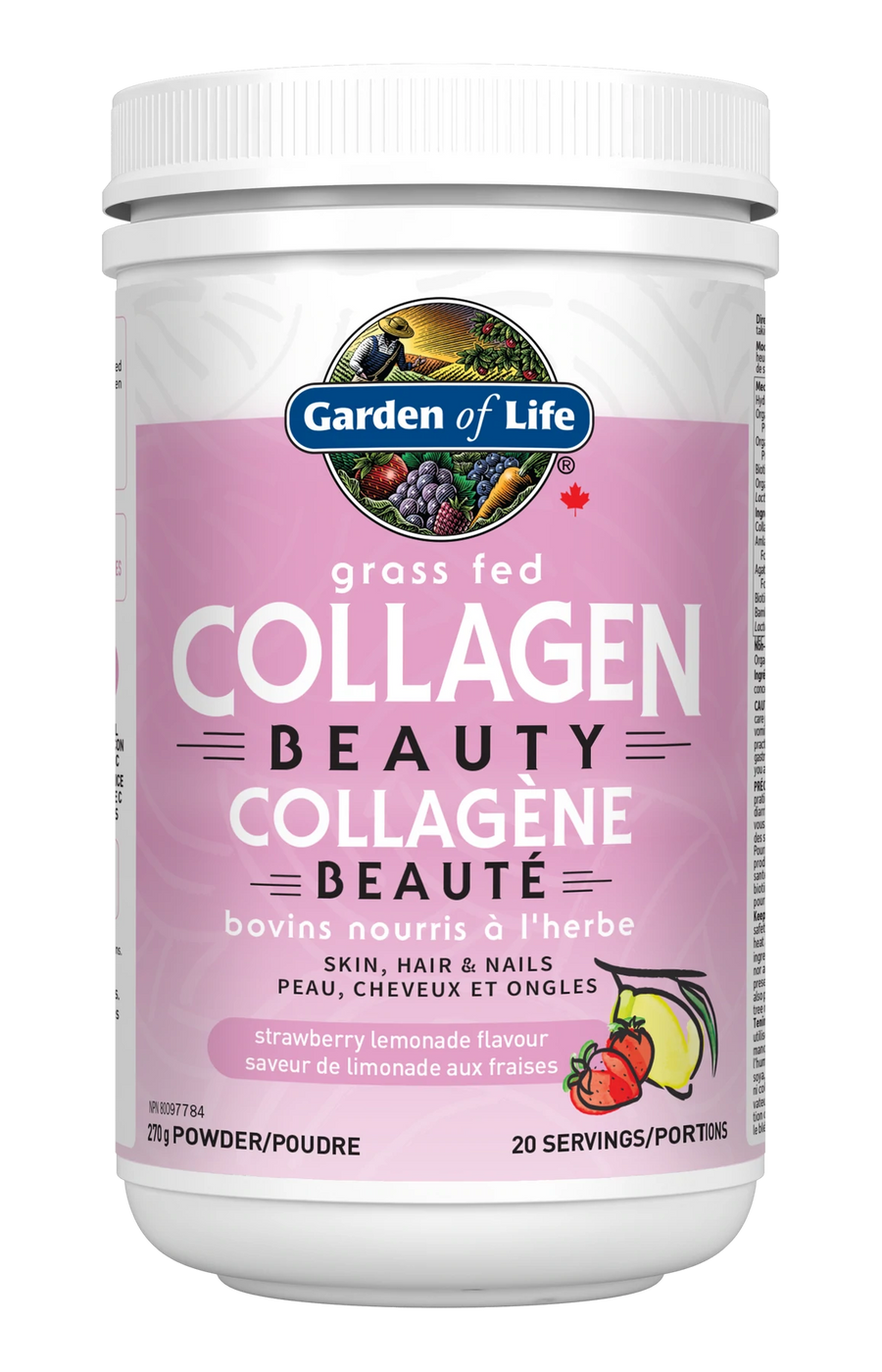 Garden of Life Grass Fed Collagen Beauty 270g Powder