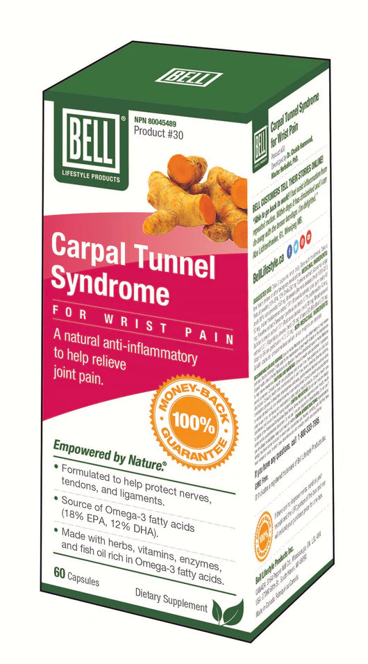 Bell Joint EZ Flex (Carpal Tunnel) For Wrist Relief 60 Capsules