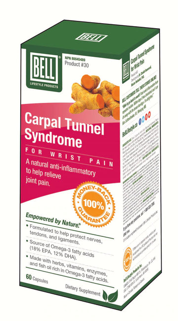 Bell Carpal Tunnel Syndrome for Wrist Pain 676 mg 60 Capsules