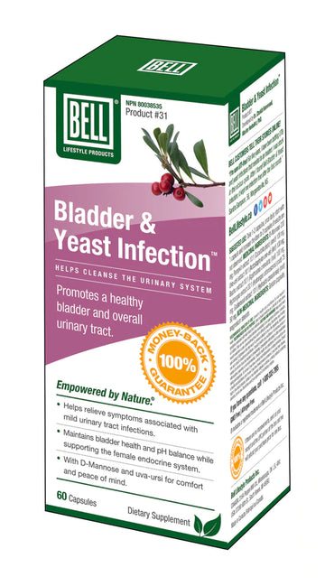 Bell Bladder & Yeast Infection 655 mg 60 Capsules