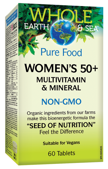 Whole Earth & Sea Women’s 50+ Multivitamin & Mineral Tablets