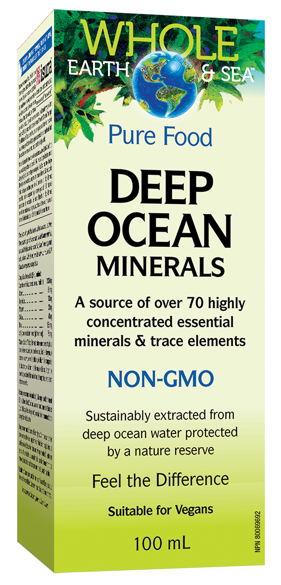 Whole Earth & Sea Deep Ocean Minerals 100ml Liquid