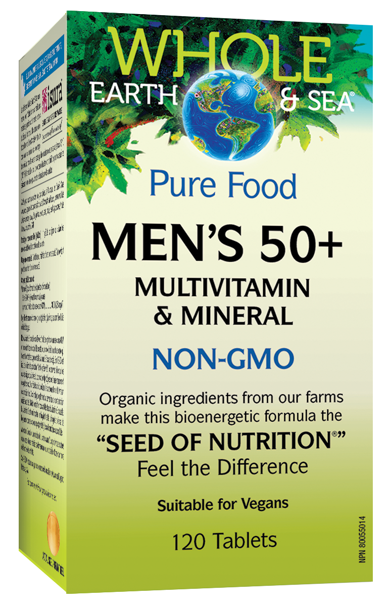 Whole Earth & Sea® Men’s 50+ Multivitamin & Mineral Tablets