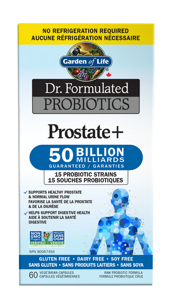 Garden of Life - Dr. Formulated - Probiotics Prostate + 60 Veg. Capsules