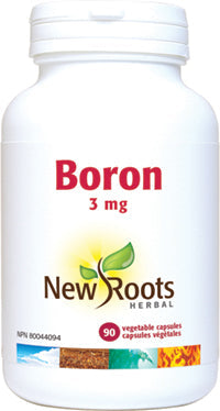 New Roots Boron 3 mg 90 Veg. Capsules