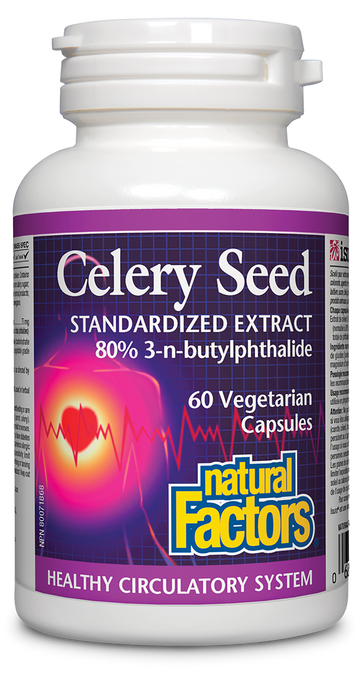 Natural Factors Celery Seed 60 Veg. Capsules