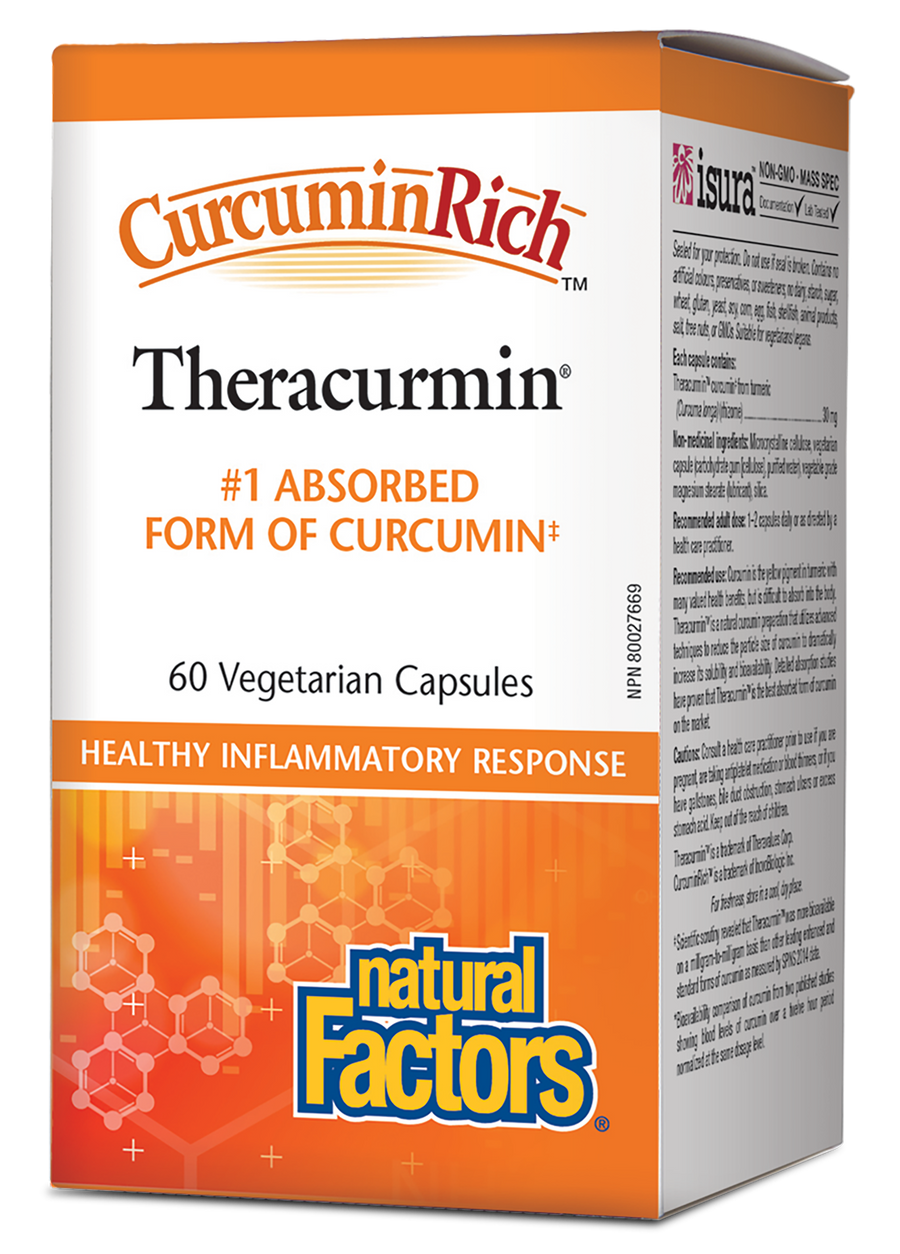 Natural Factors Theracurmin 60 Veg. Capsules