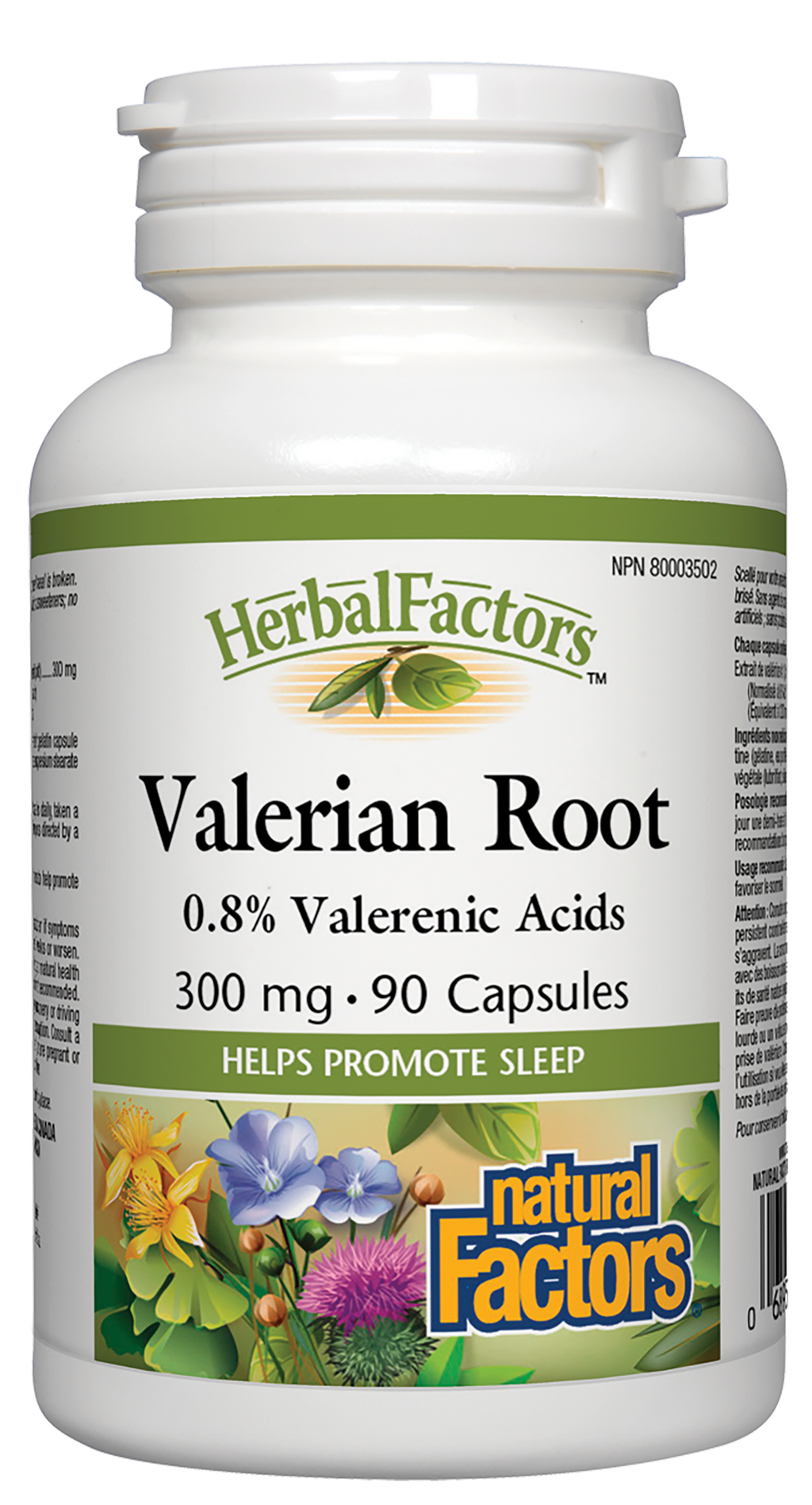 Natural Factors Valerian Root 300 mg 90 Capsules