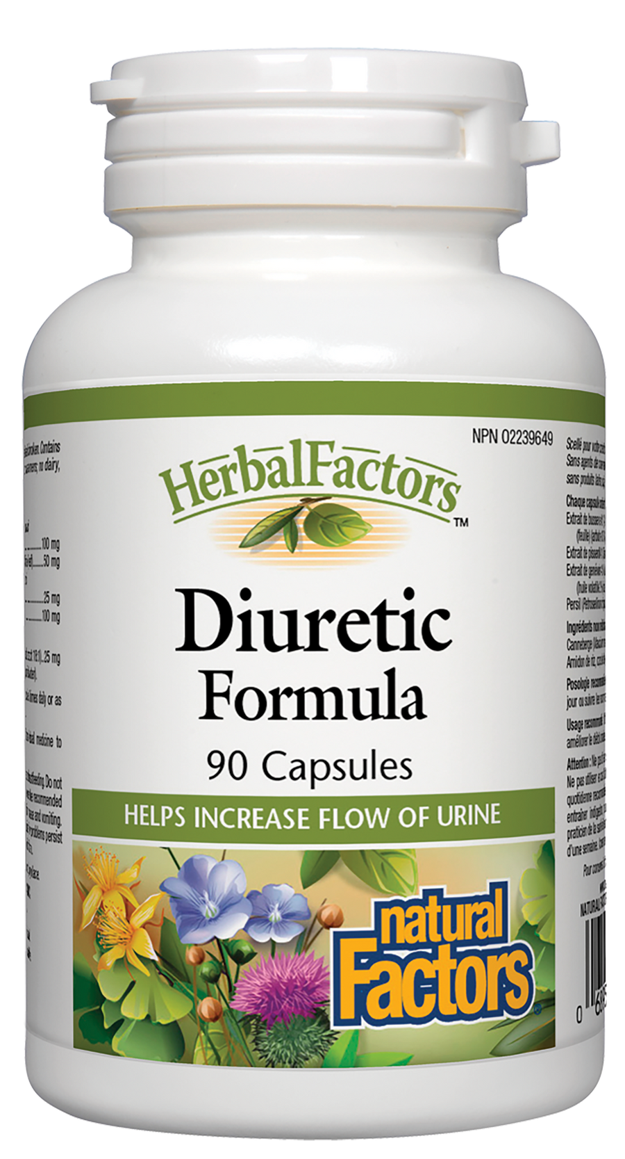 Natural Factors Diuretic Formula, HerbalFactors 90 Capsules