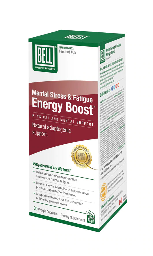 Bell Mental Stress & Fatigue Energy Boost 30 Capsules