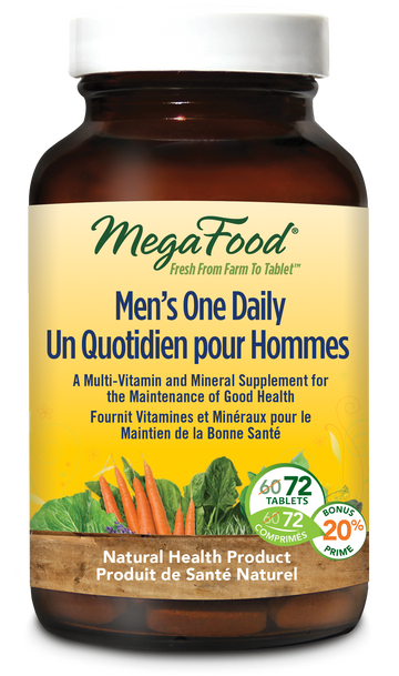 Mega Food Men's One Daily 72 Tablets