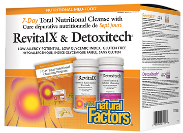Natural Factors RevitalX & Detoxitech Seven Day Total Nutritional Cleansing Program