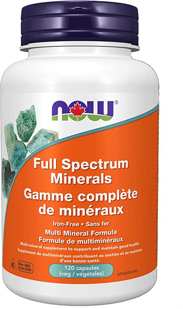 Now Full Spectrum Mineral 120 Veg. Capsules