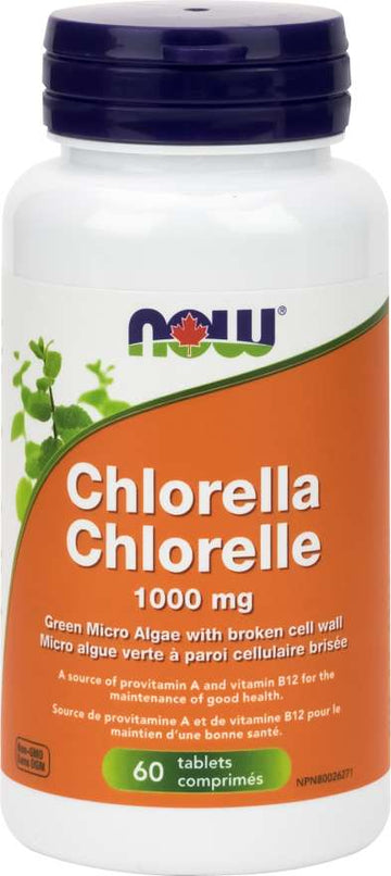 Now Chlorella 1,000 mg 120 Tablets