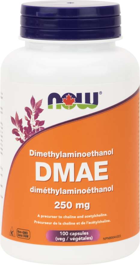 Now DMAE 250 mg 100 Veg. Capsules