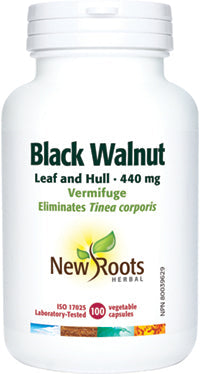New Roots Black Walnut Leaf and Hull 440 mg 100 Veg. Capsules