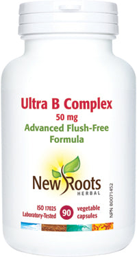 New Roots Ultra B Complex 50 mg 90 Veg. Capsules