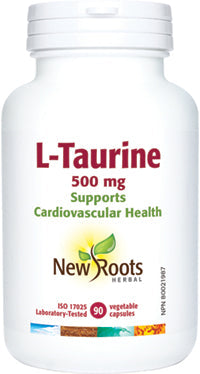 New Roots L-Taurine 500 mg 90 Veg. Capsules