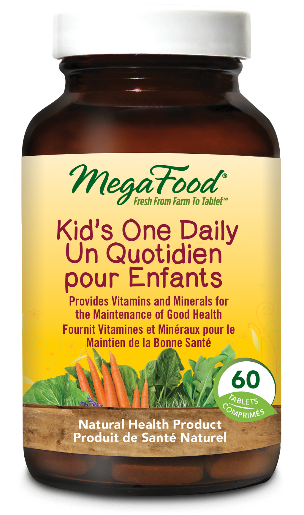 Mega Food Kid's One Daily 60 Tablets