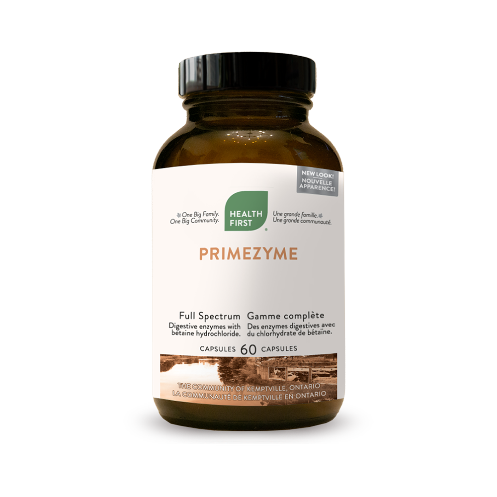 Health First PrimeZyme 60 Capsules | Digestive Enzymes – Natural Focus