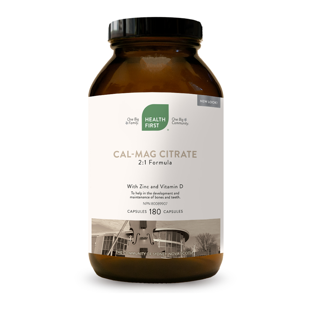 Health First Cal-Mag Citrate 180 Capsules