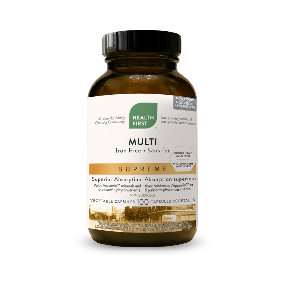 Health First Multi-First Iron-Free Supreme 100 Veg. Capsules