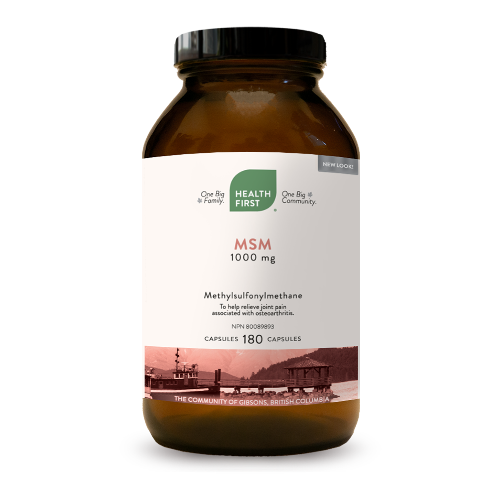 Health First MSM 1000mg 180 Capsules