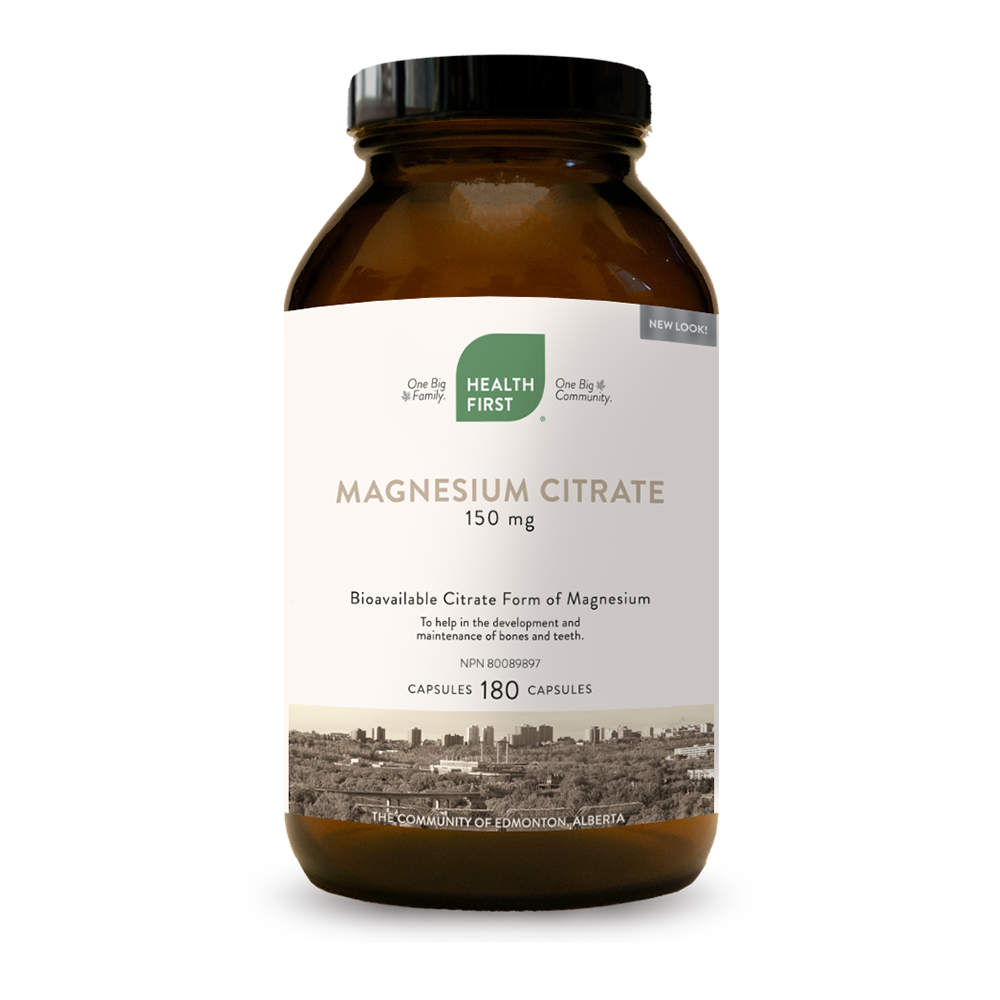 Health First Magnesium Citrate 150mg 180 Capsules