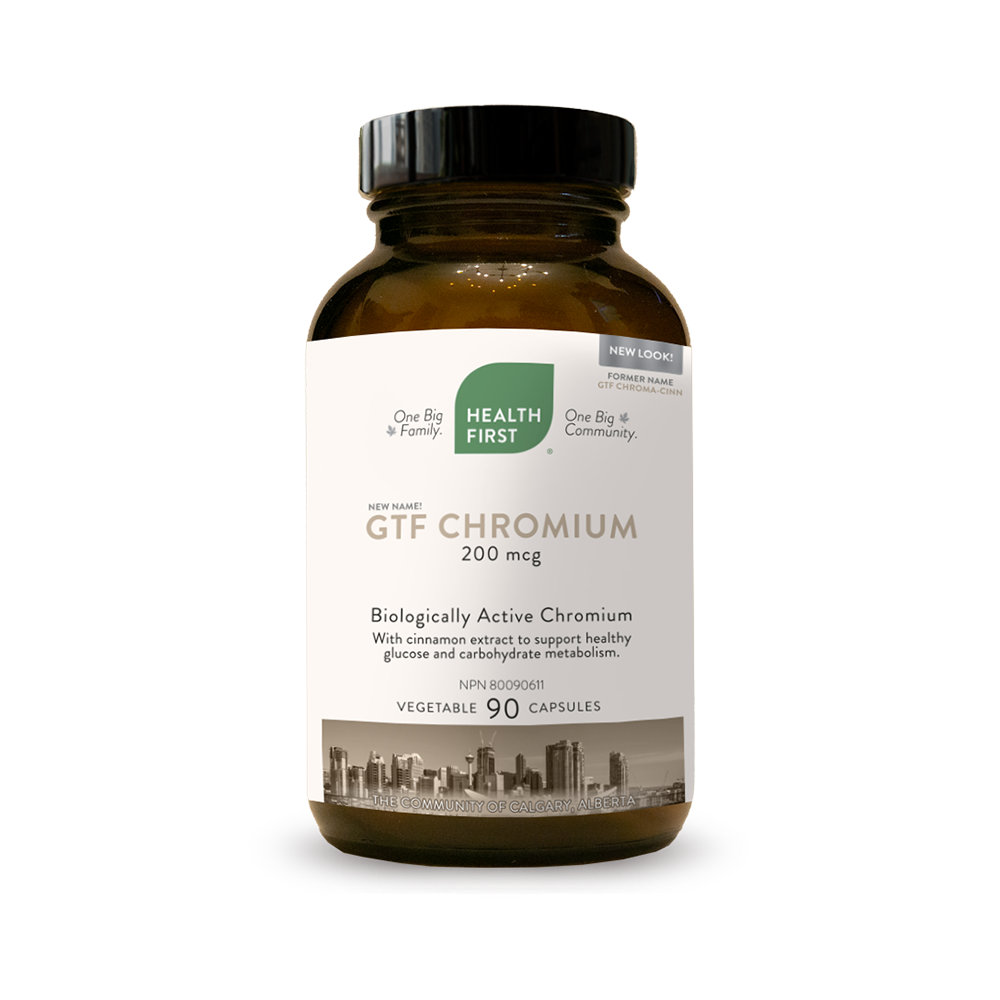 Health First GTF Chromium 200mg 90 Veg. Capsules