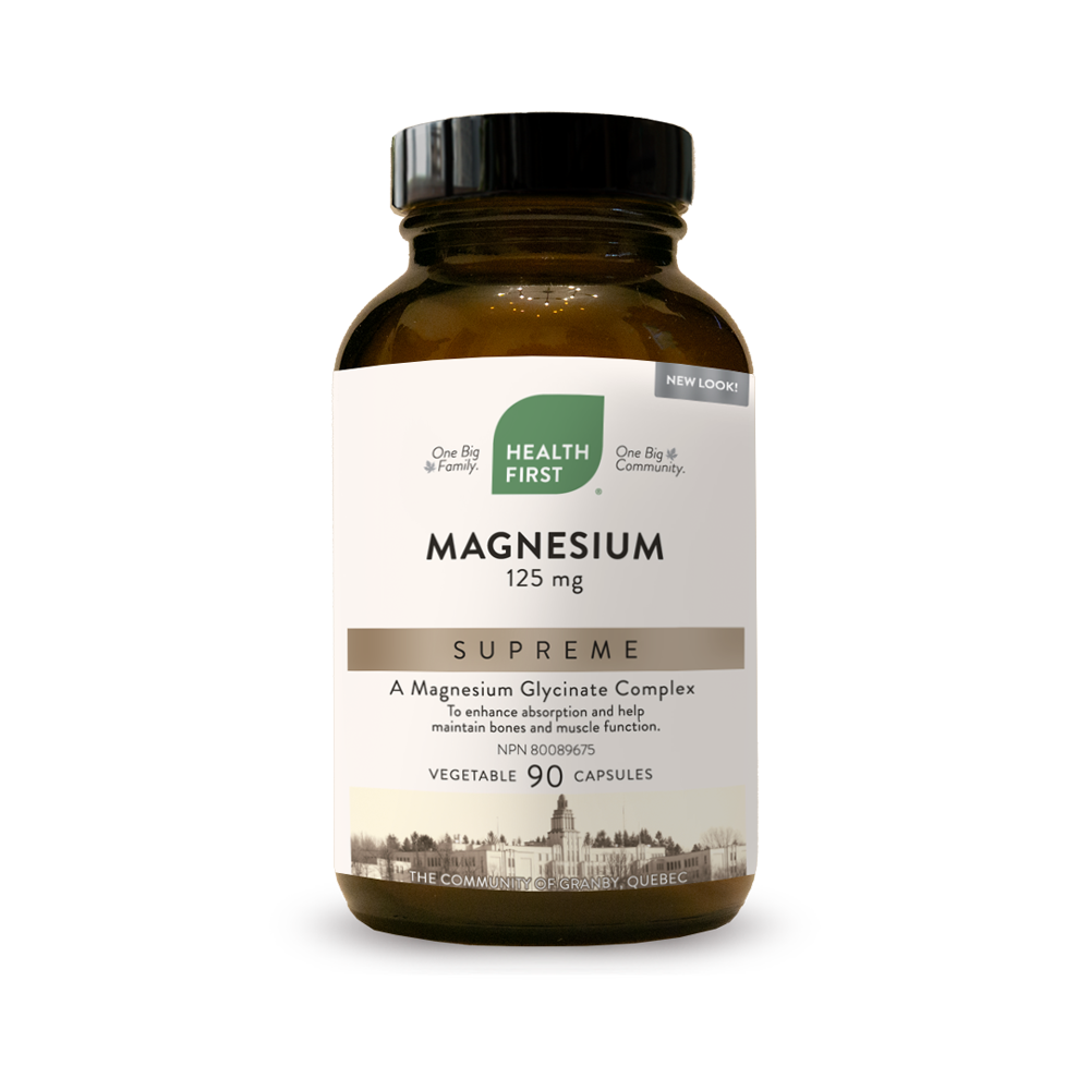 Health First Magnesium Supreme 125mg 90 Veg. Capsules
