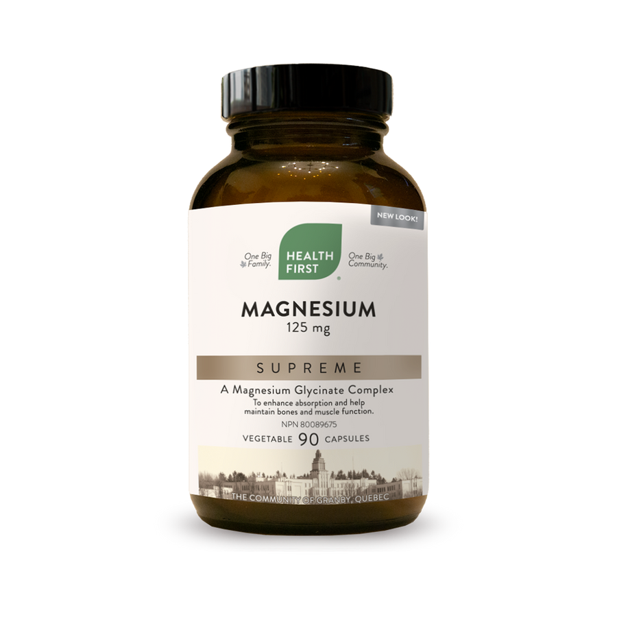 Health First Magnesium Supreme 125mg 90 Veg. Capsules