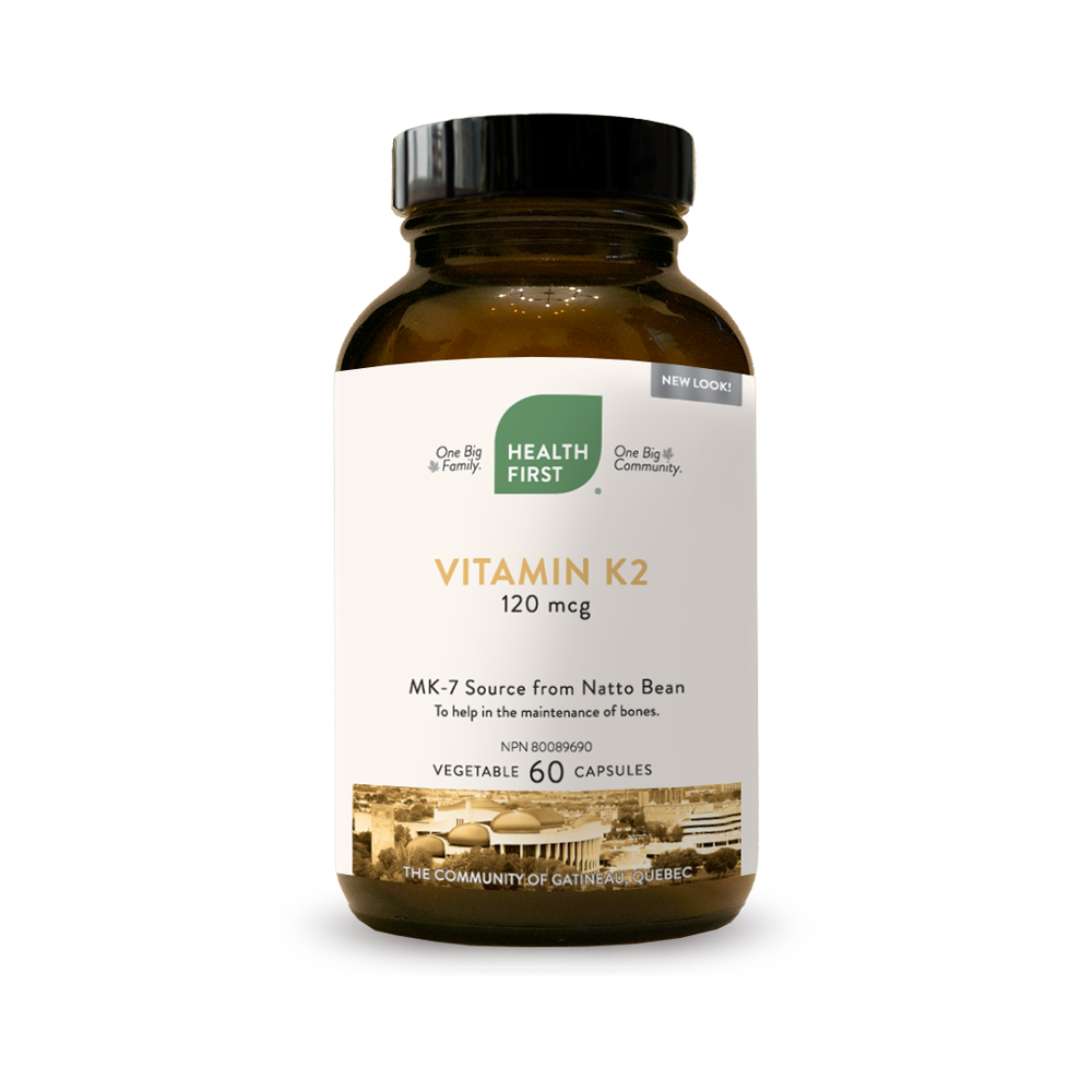 Health First Vitamin K2 120mcg 60 Veg. Capsules