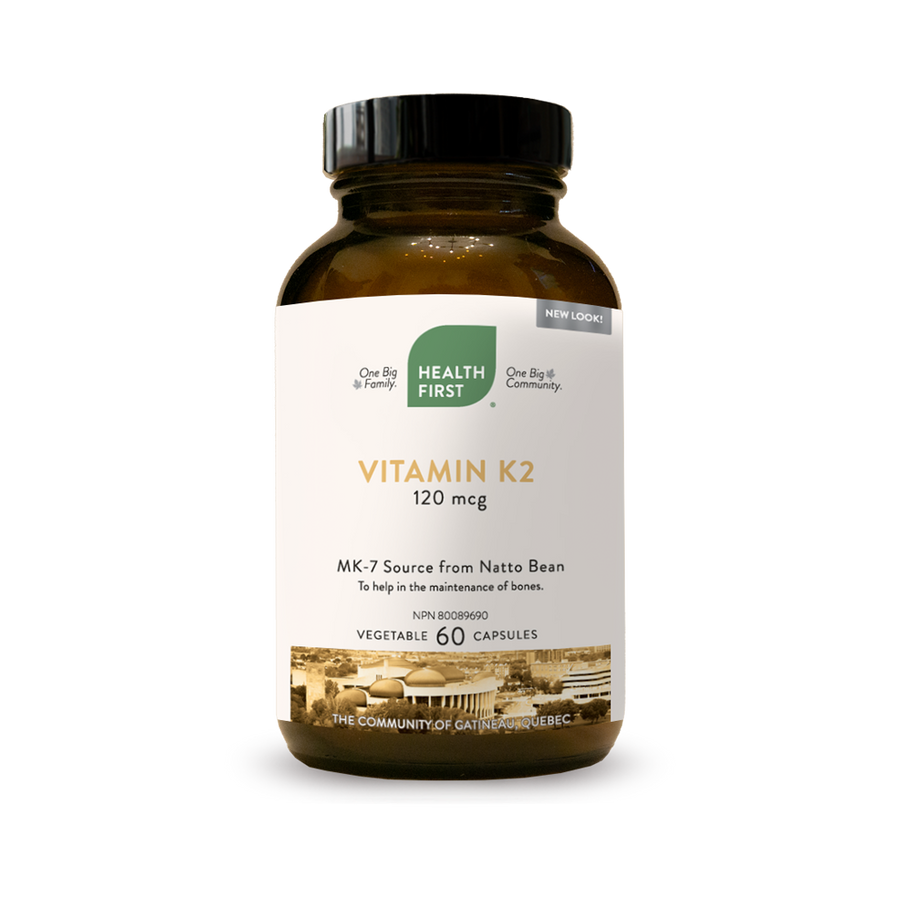 Health First Vitamin K2 120mcg 60 Veg. Capsules