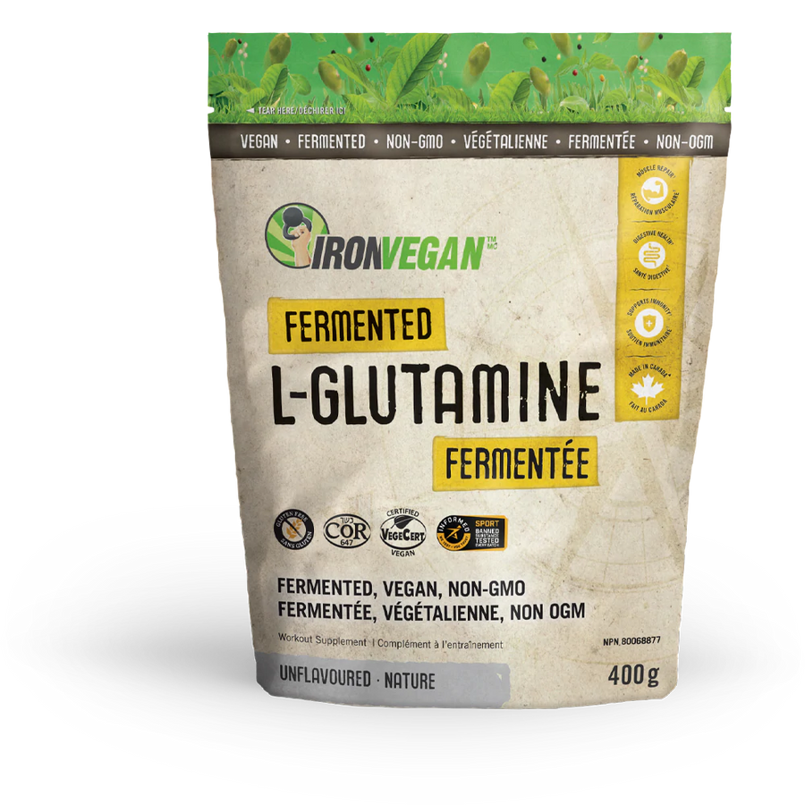 IronVegan Fermented L-Glutamine 400g Powder