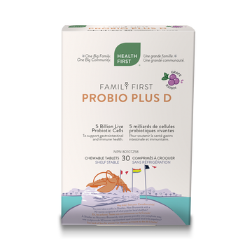Health First Family First ProBio Plus D 30 Chewable Tablets