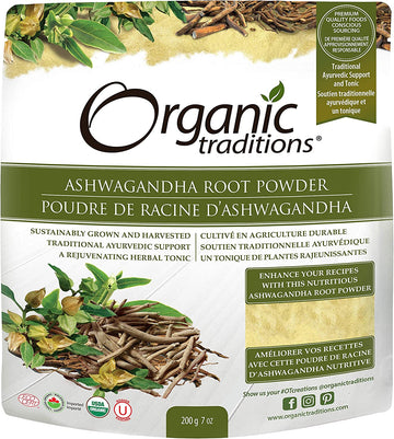 Organic Traditions Ashwagandha Root 200g Powder